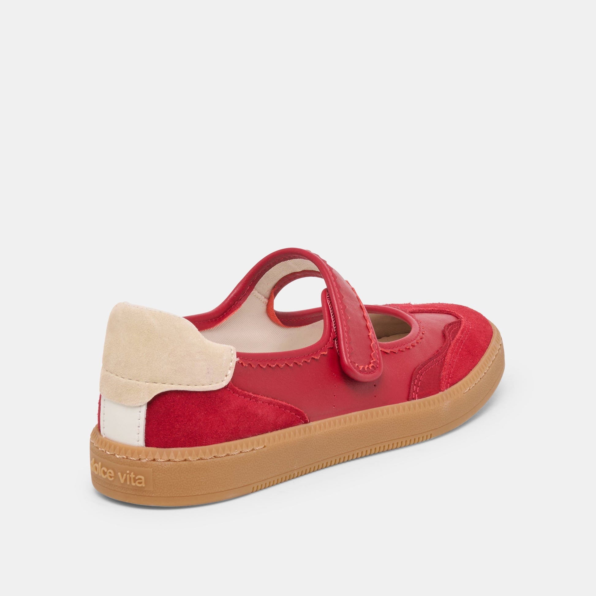 Nanet Crimson Leather Sneakers - Dolce Vita