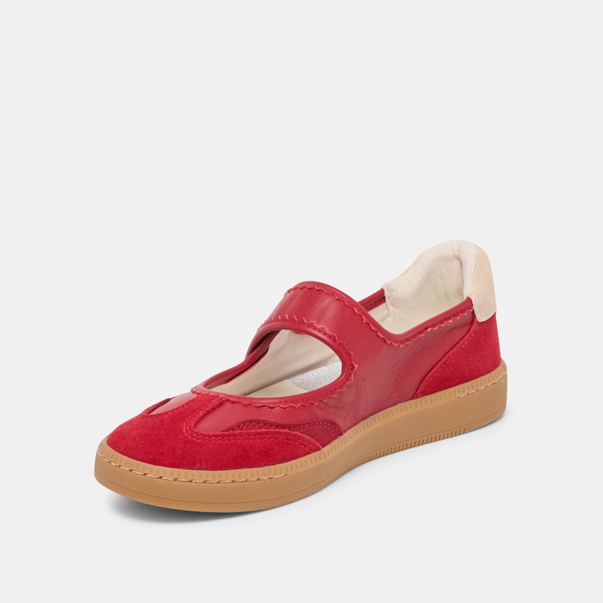 Nanet Crimson Leather Sneakers - Dolce Vita
