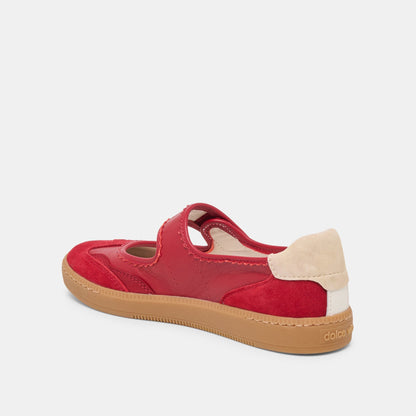 Nanet Crimson Leather Sneakers - Dolce Vita