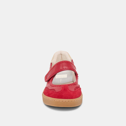 Nanet Crimson Leather Sneakers - Dolce Vita