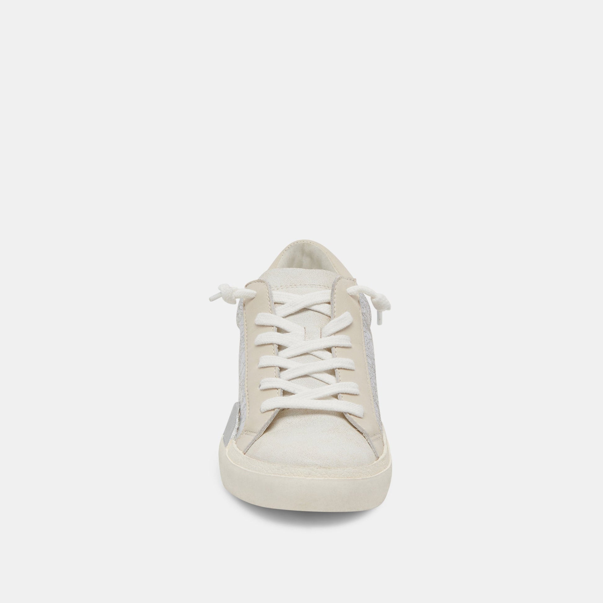 Zina Sneakers Chrome Distressed Leather - Dolce Vita