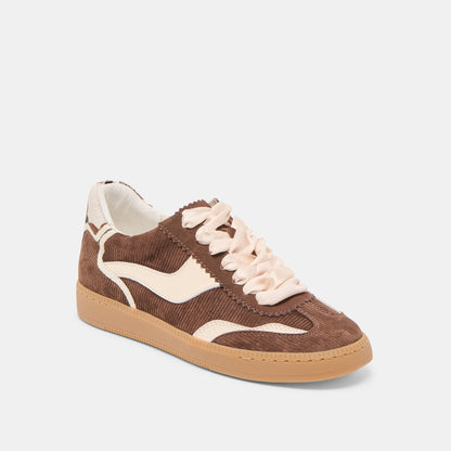 Notice Chocolate Corduroy Sneakers - Dolce Vita