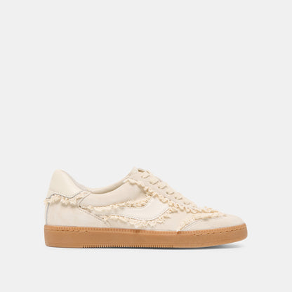 Notice Lace Ivory Suede Sneakers - Dolce Vita