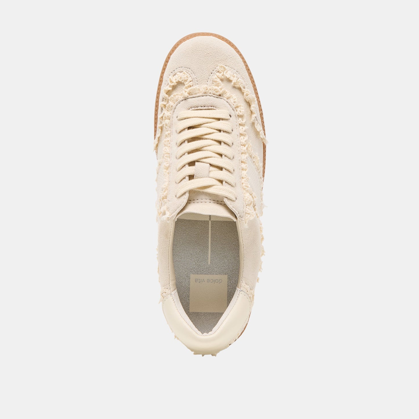 Notice Lace Ivory Suede Sneakers - Dolce Vita