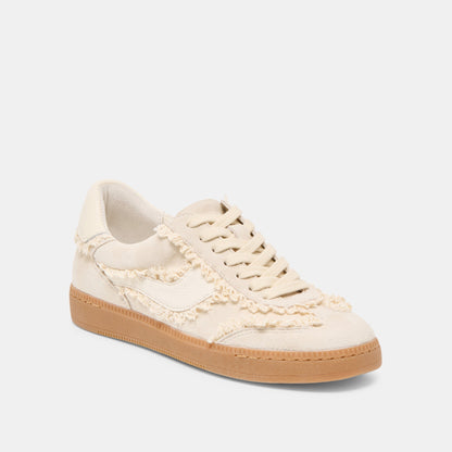 Notice Lace Ivory Suede Sneakers - Dolce Vita