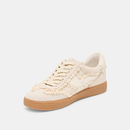 Notice Lace Ivory Suede Sneakers - Dolce Vita