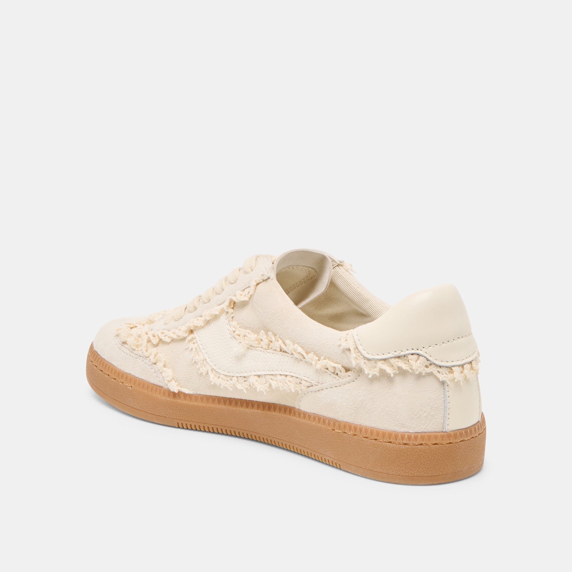 Notice Lace Ivory Suede Sneakers - Dolce Vita