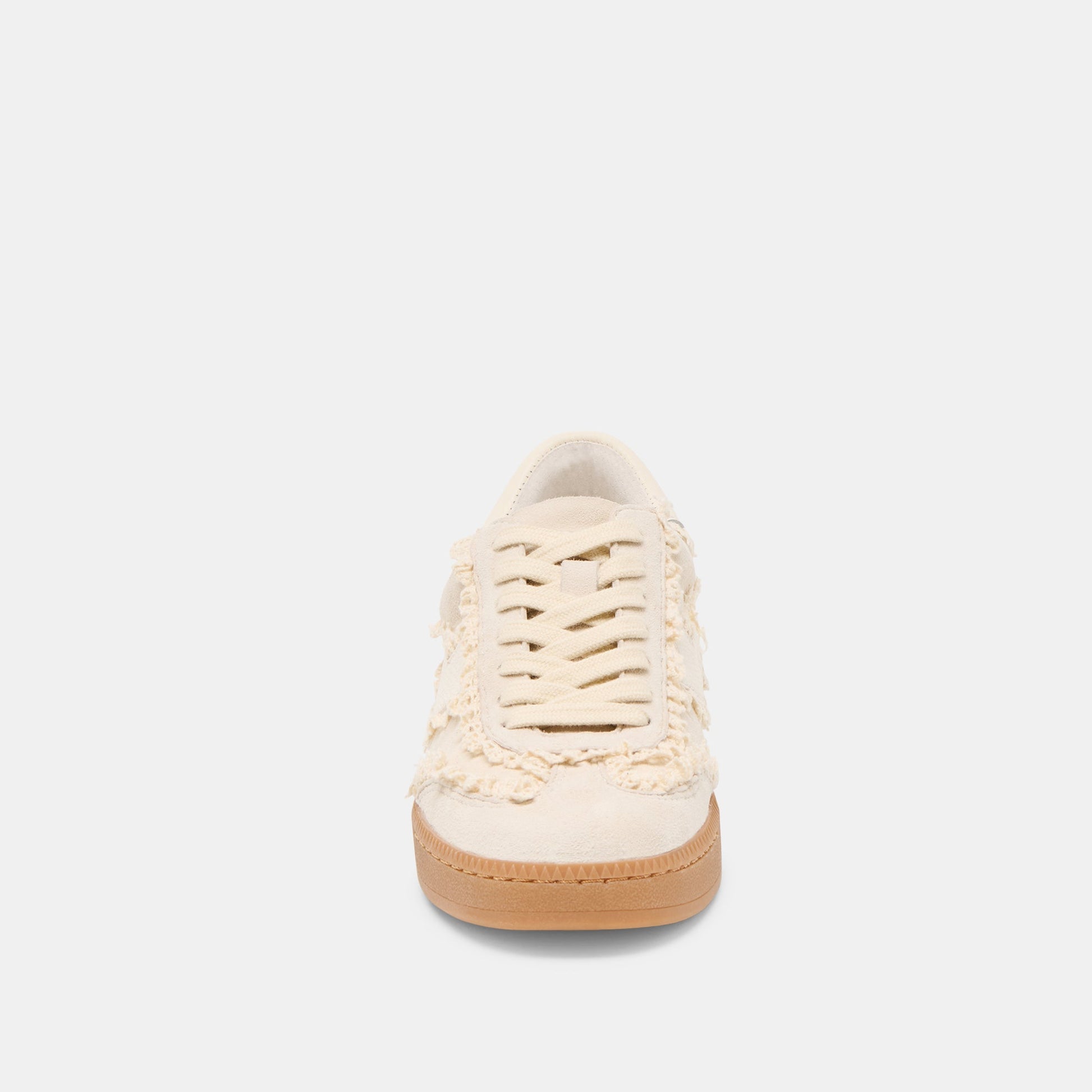Notice Lace Ivory Suede Sneakers - Dolce Vita