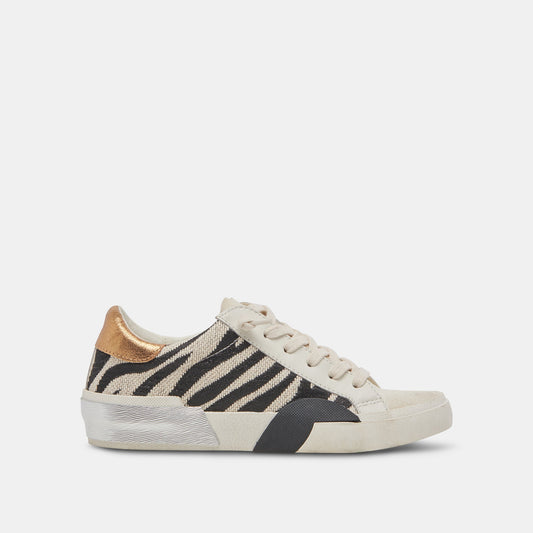 ZINA SNEAKERS ZEBRA FABRIC - Dolce Vita