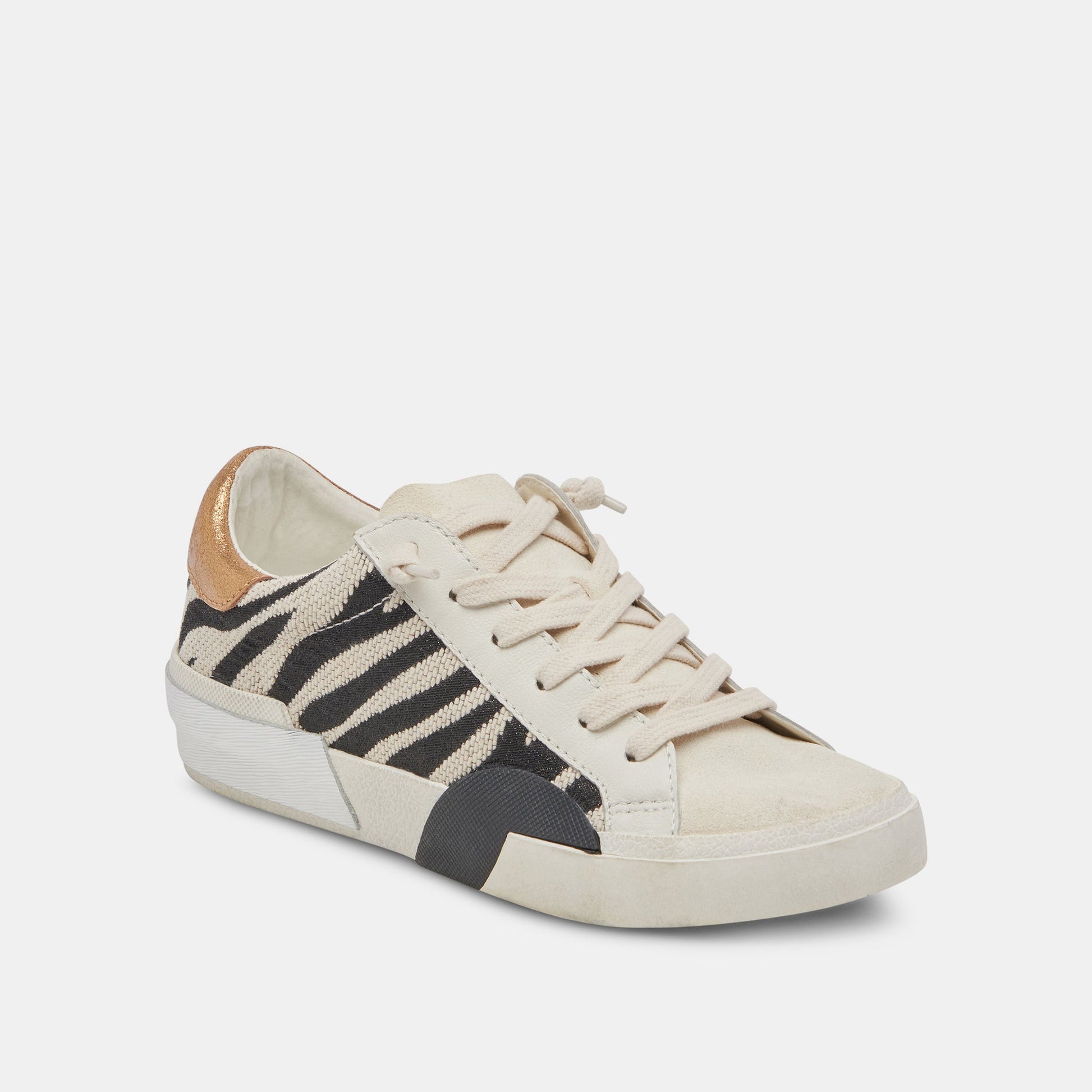 ZINA SNEAKERS ZEBRA FABRIC - Dolce Vita
