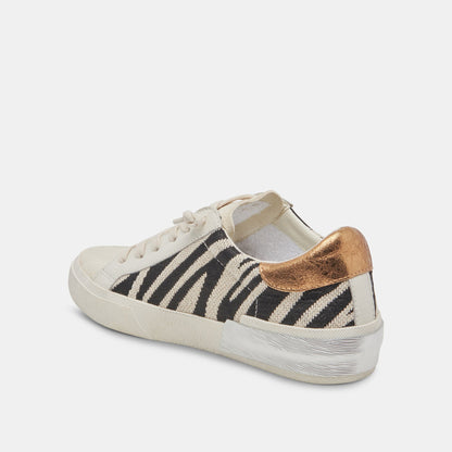 ZINA SNEAKERS ZEBRA FABRIC - Dolce Vita