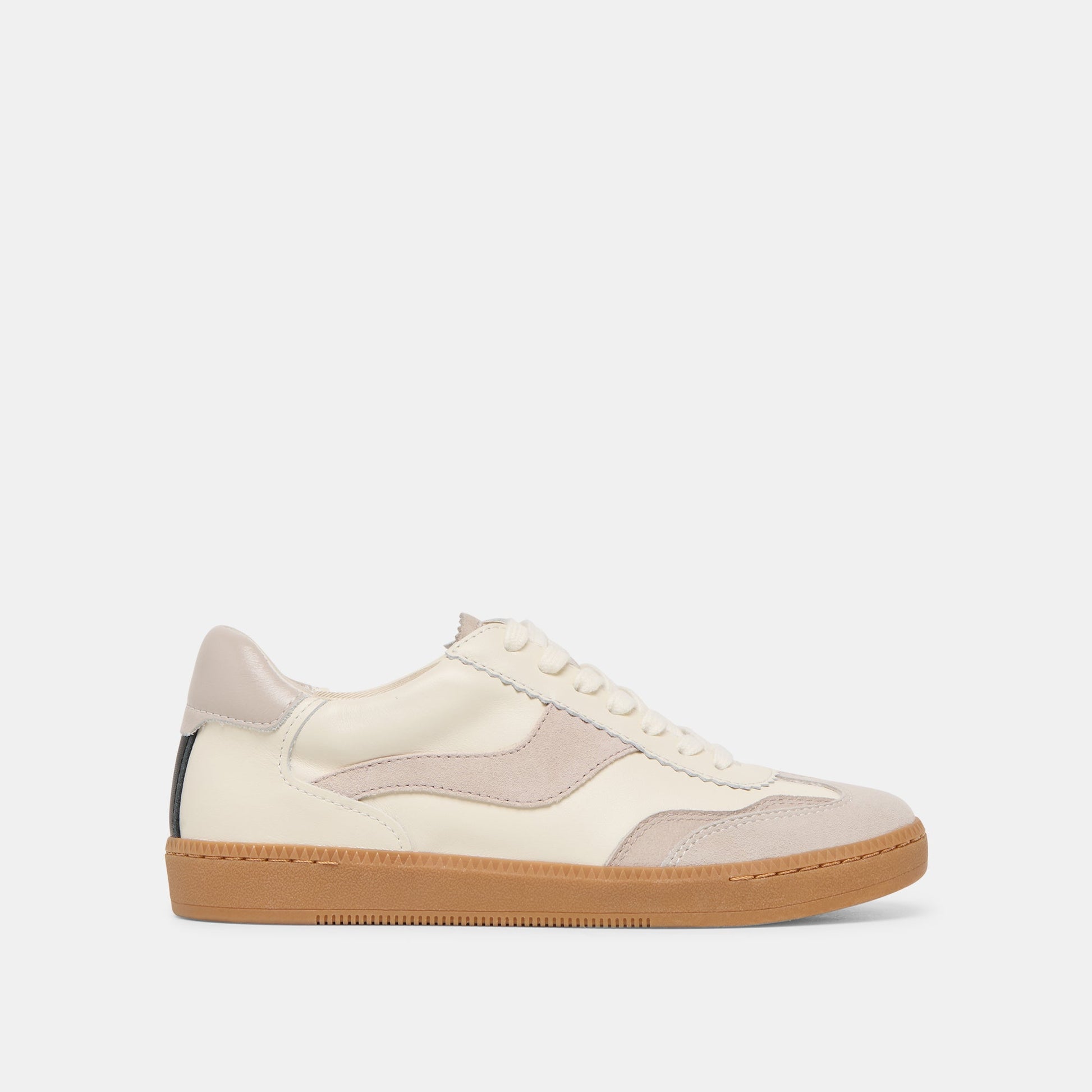 Notice Grey White Leather Sneakers - Dolce Vita