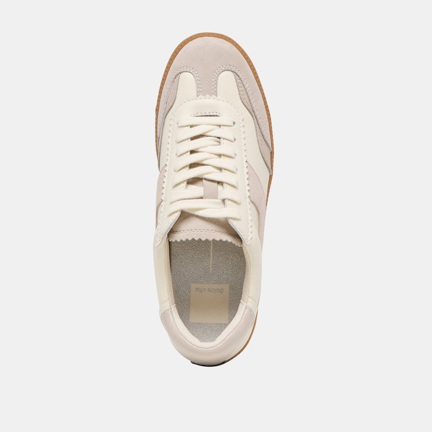 Notice Grey White Leather Sneakers - Dolce Vita