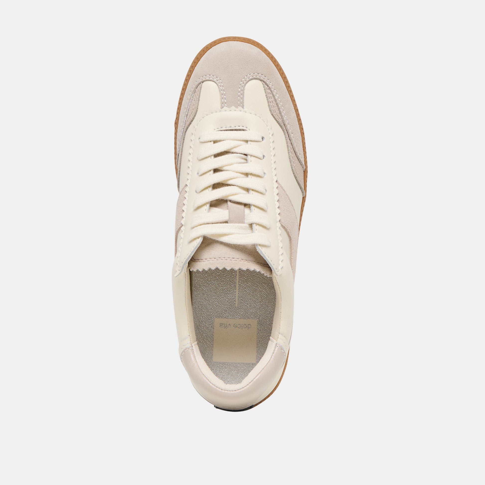 Notice Grey White Leather Sneakers - Dolce Vita