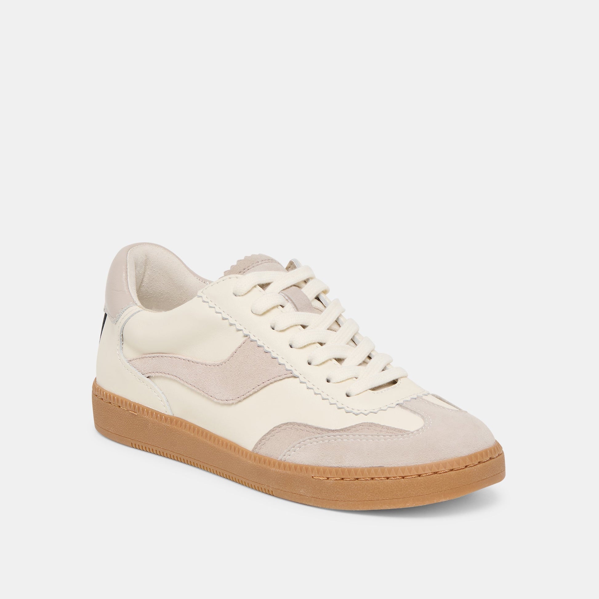 Notice Grey White Leather Sneakers - Dolce Vita