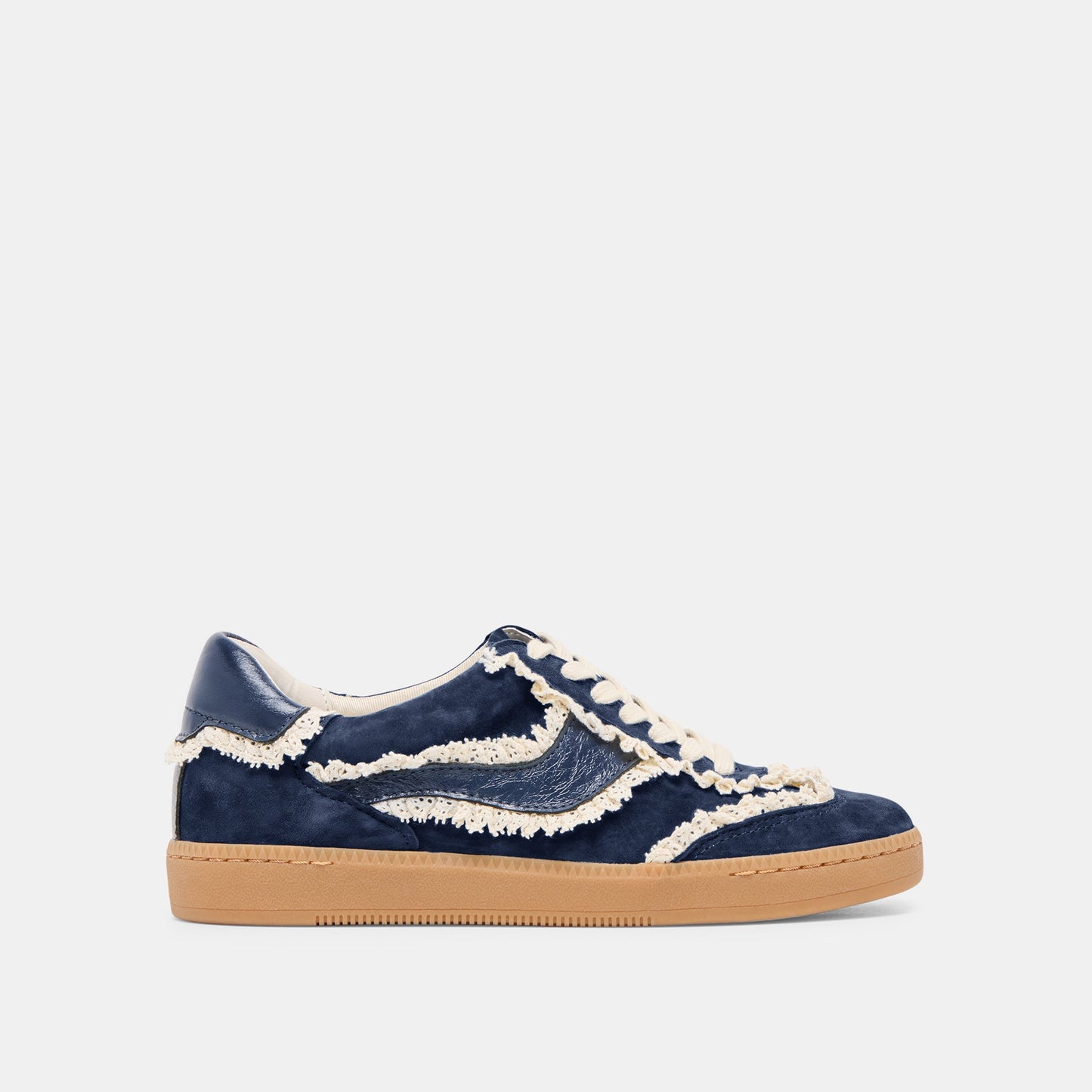 Notice Lace Navy Suede Sneakers - Dolce Vita