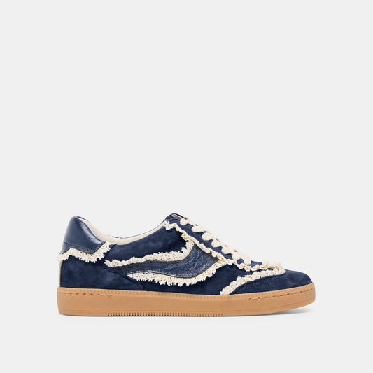 Notice Lace Navy Suede Sneakers - Dolce Vita