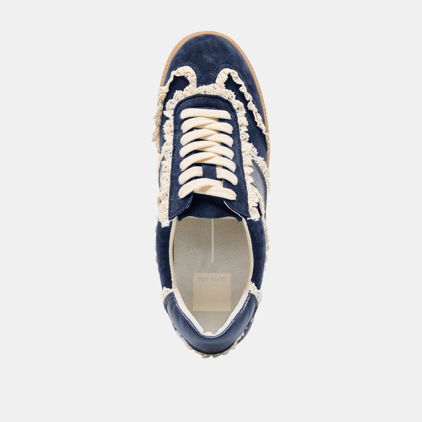 Notice Lace Navy Suede Sneakers - Dolce Vita