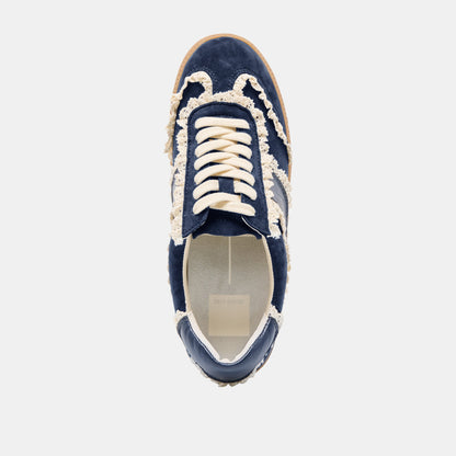 Notice Lace Navy Suede Sneakers - Dolce Vita