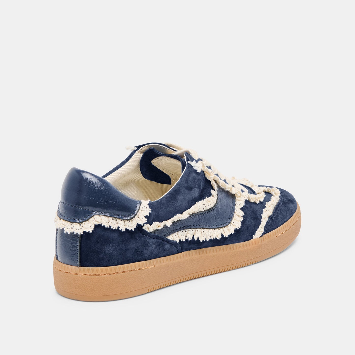 Notice Lace Navy Suede Sneakers - Dolce Vita