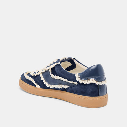 Notice Lace Navy Suede Sneakers - Dolce Vita