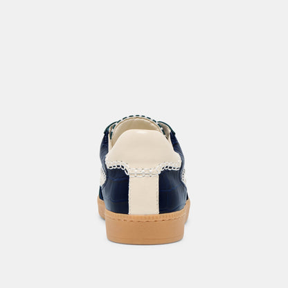 NOTICE STITCH SNEAKERS INK CROCO EMBOSSED LEATHER - Dolce Vita