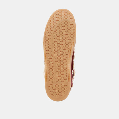 Notice Lace Oxblood Suede Sneakers - Dolce Vita
