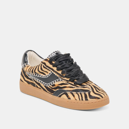 Notice Stitch Tiger Calf Hair Sneakers - Dolce Vita