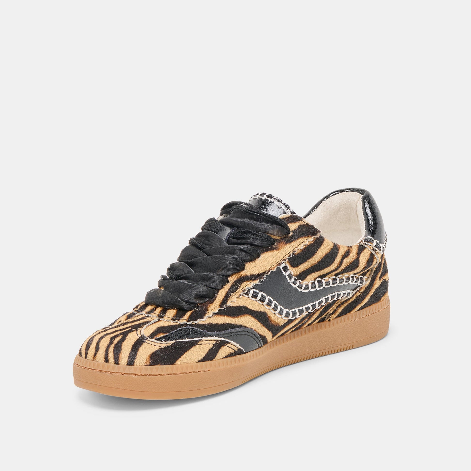Notice Stitch Tiger Calf Hair Sneakers - Dolce Vita