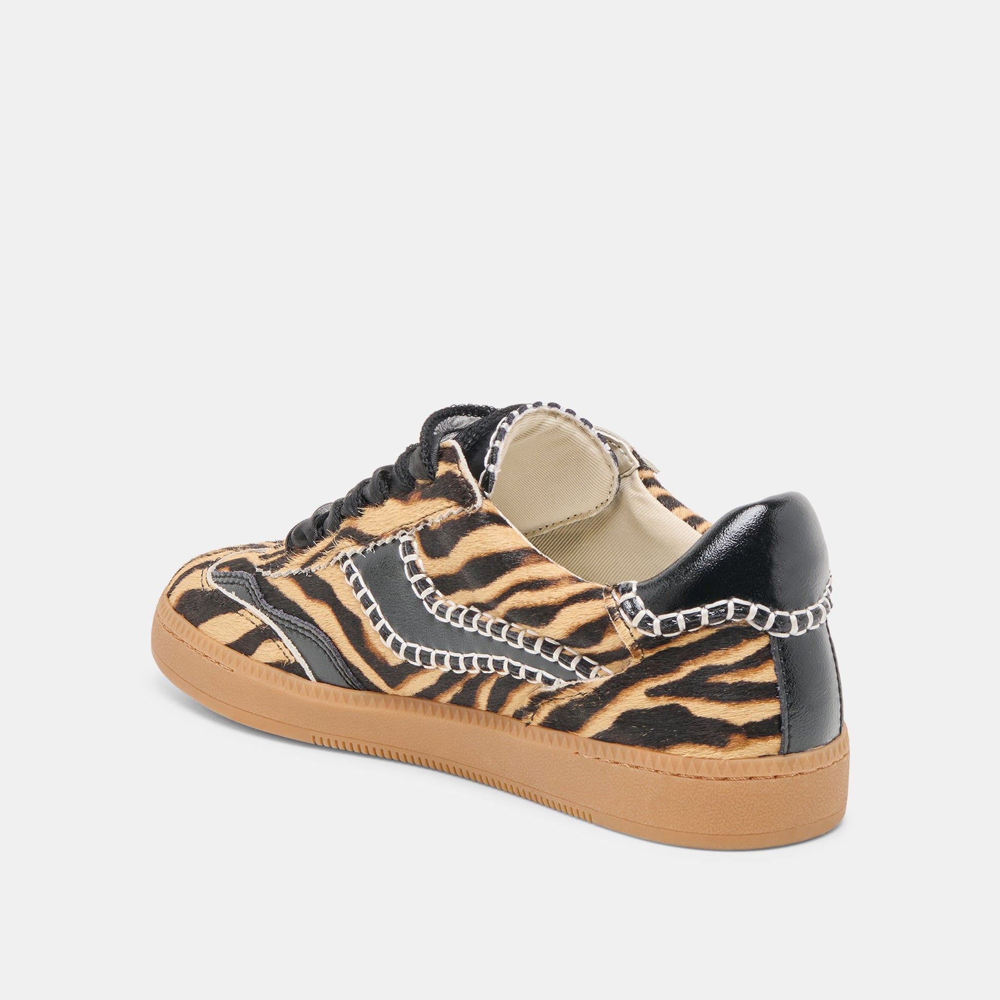 Notice Stitch Tiger Calf Hair Sneakers - Dolce Vita