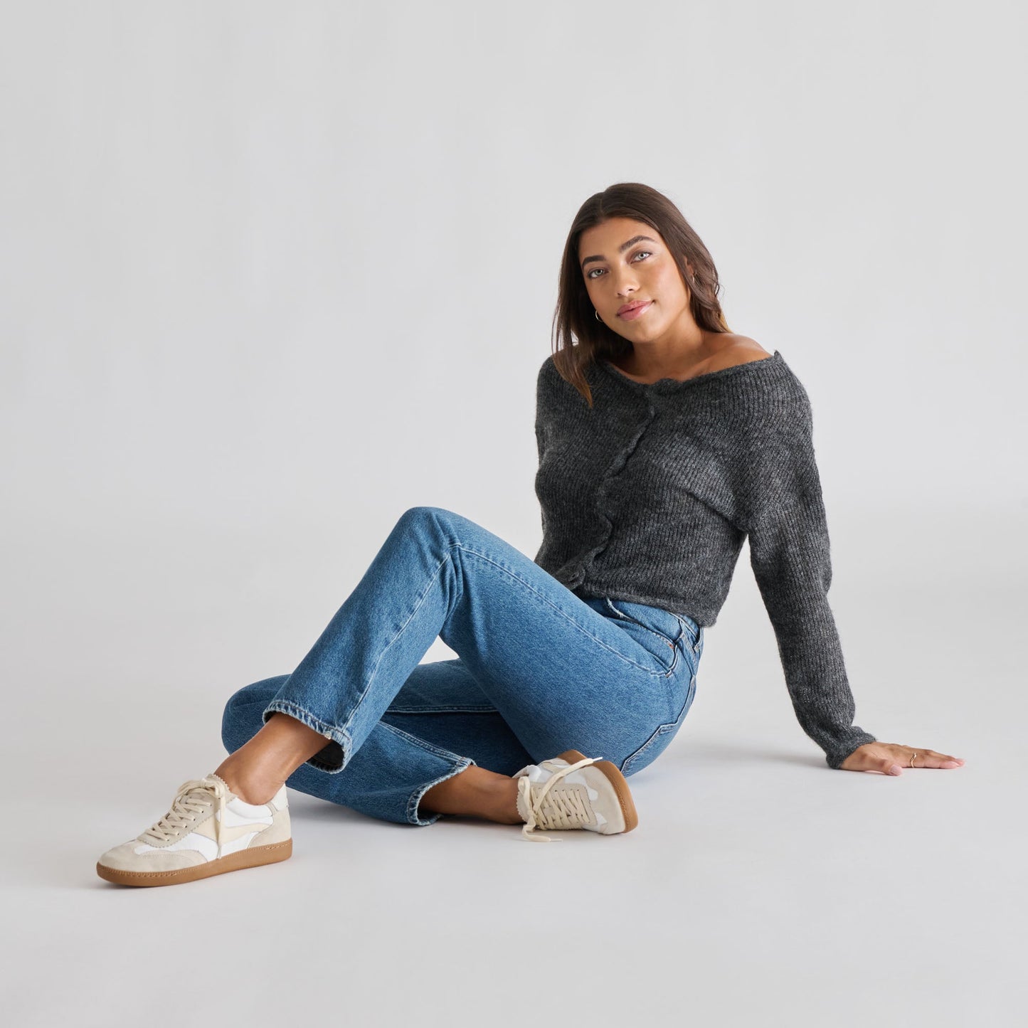 Notice White Dune Nylon Sneakers - Dolce Vita