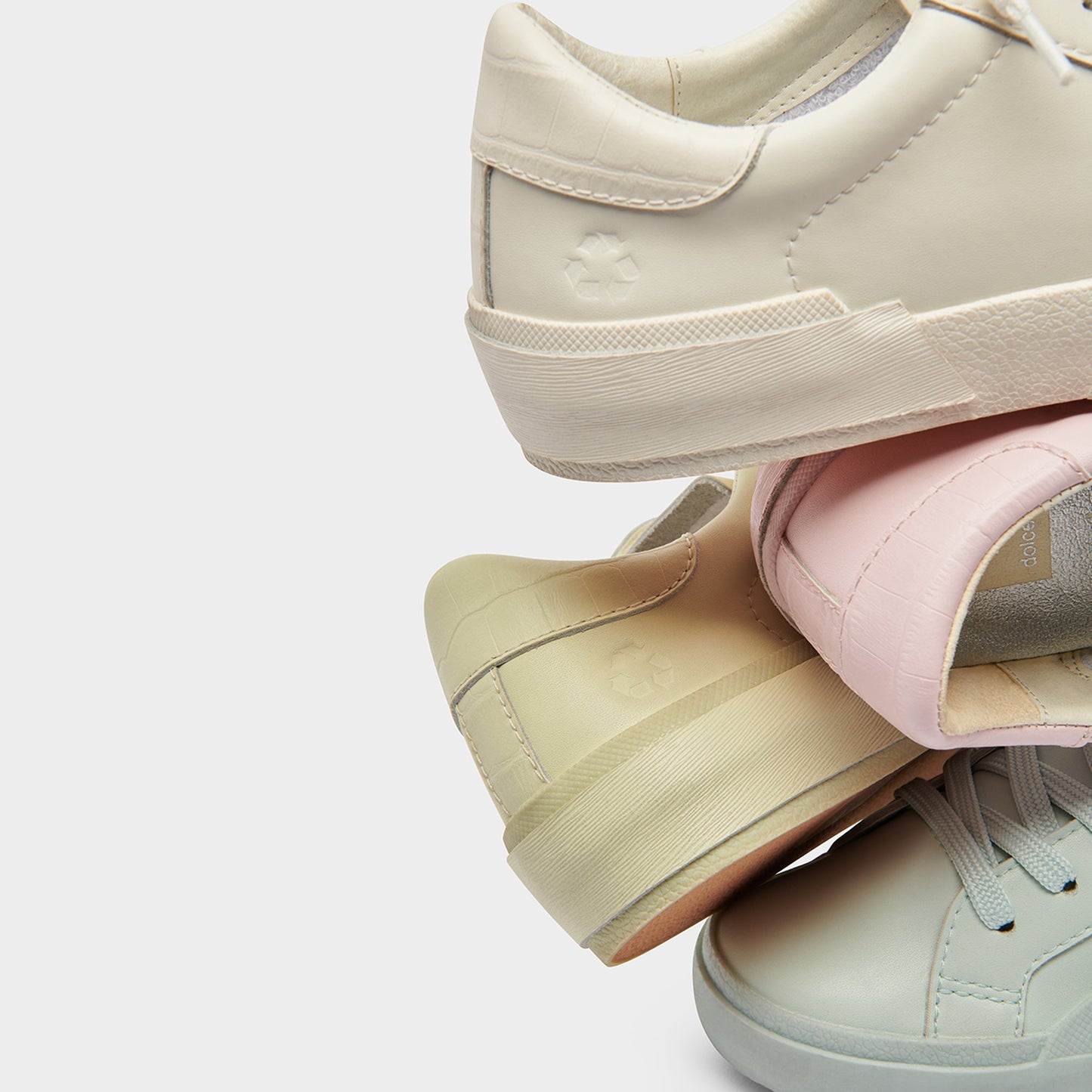 Zina 306 Sneakers White Recycled Leather - Dolce Vita