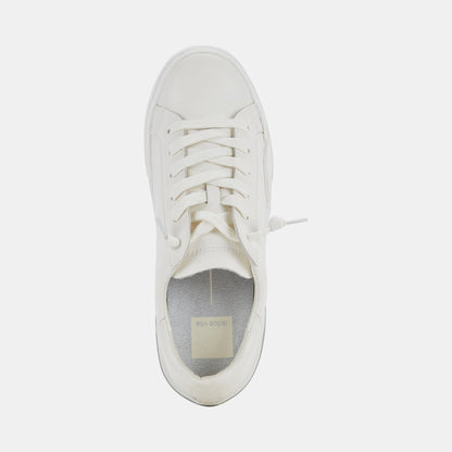 Zina 306 Sneakers White Recycled Leather - Dolce Vita