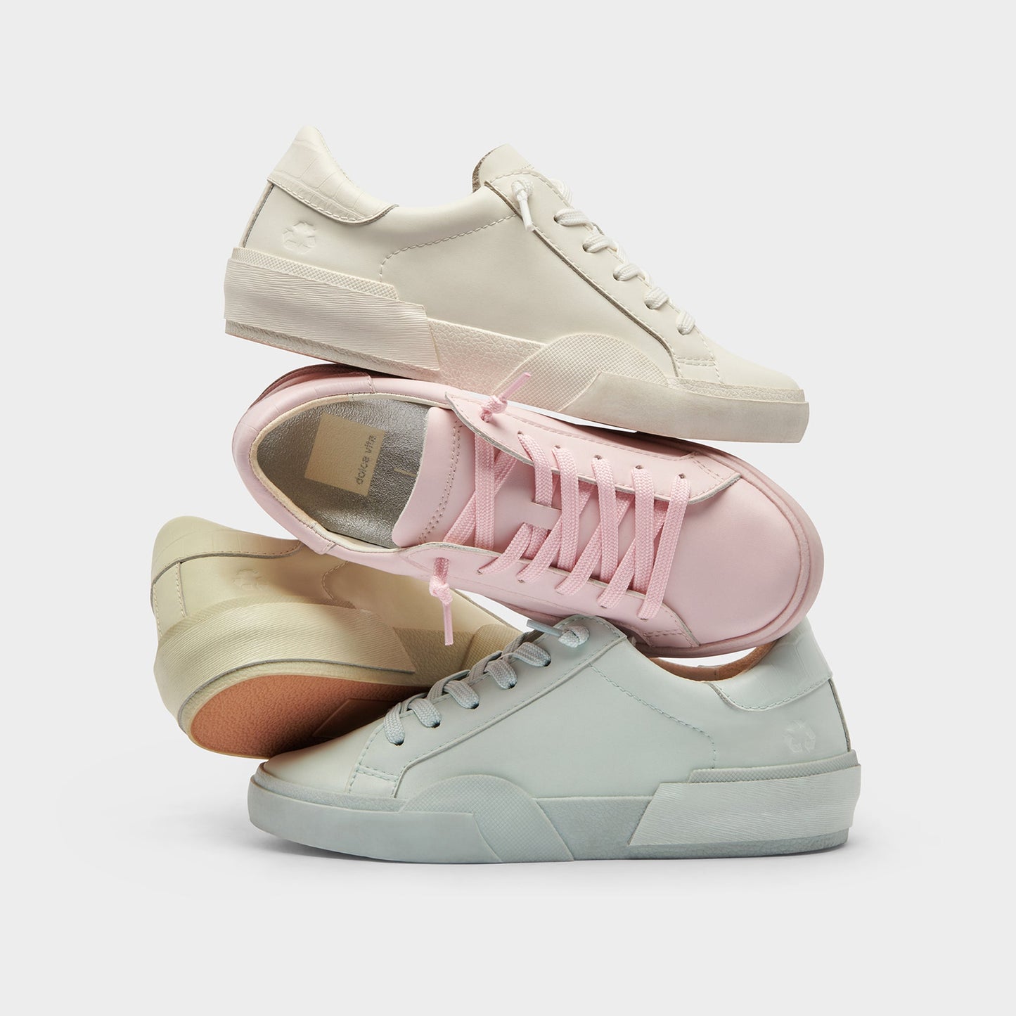 Zina 306 Sneakers White Recycled Leather - Dolce Vita