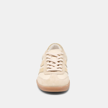 Merit White Gold Leather Sneakers - Dolce Vita