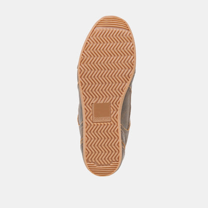 Laini Brown Distressed Leather Sneakers - Dolce Vita