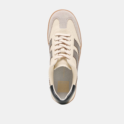 Merit White Grey Leather Sneakers - Dolce Vita