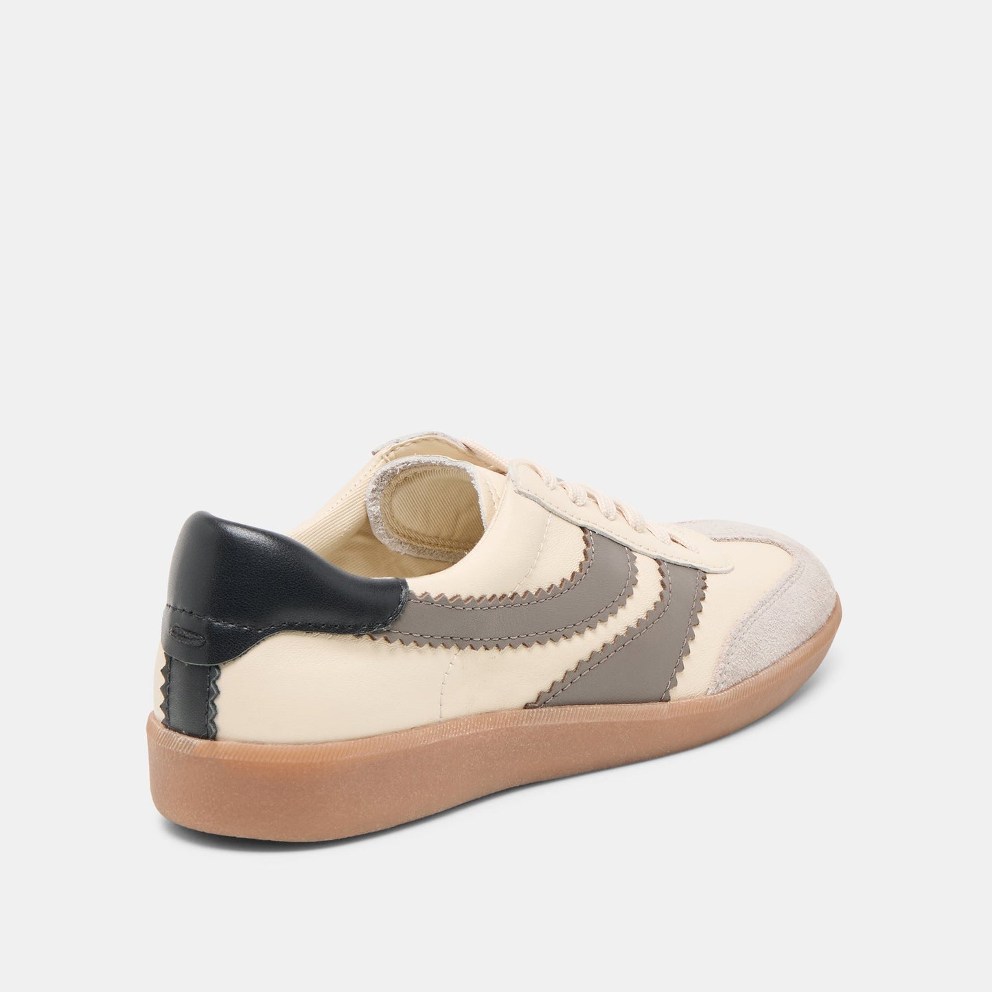 Merit White Grey Leather Sneakers - Dolce Vita