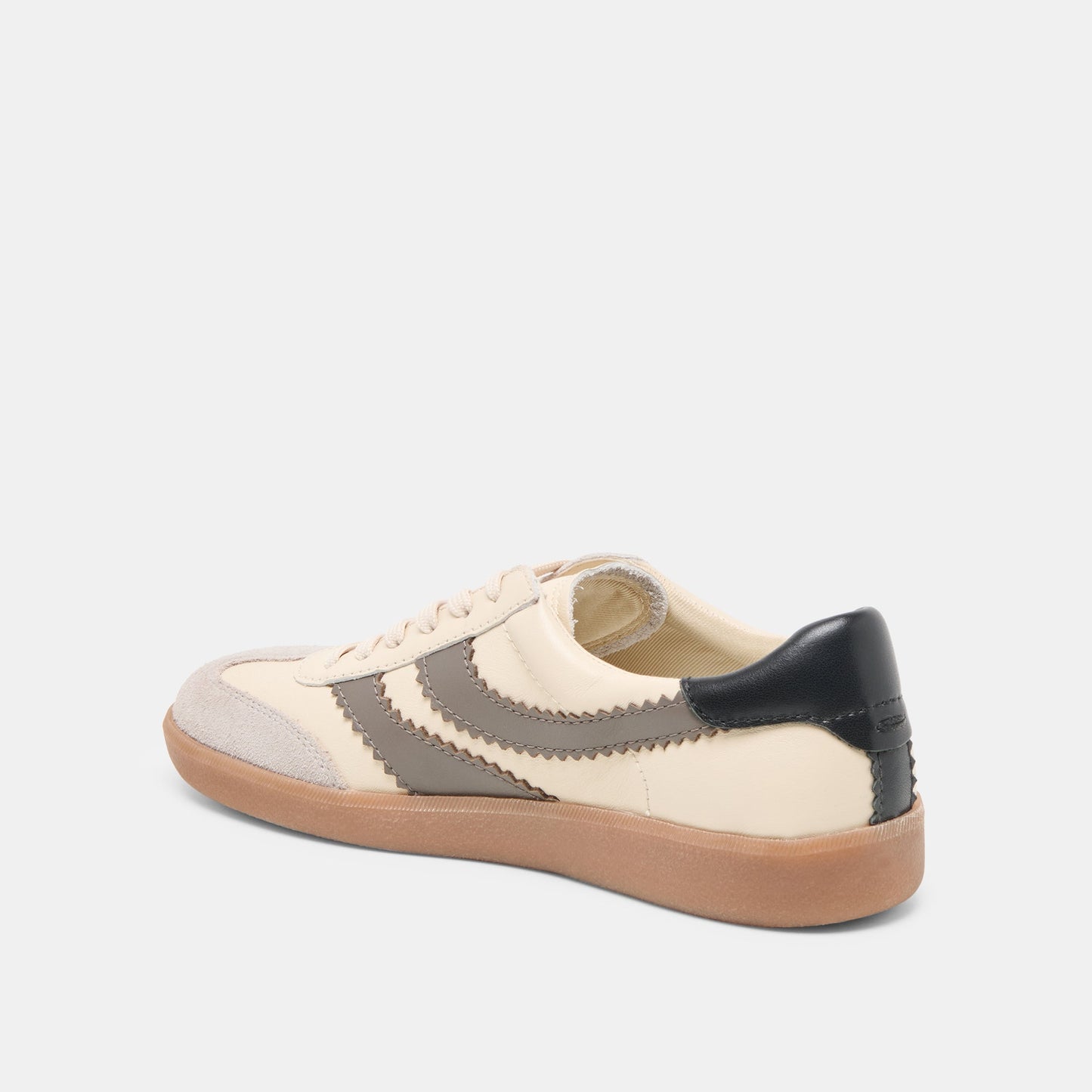 Merit White Grey Leather Sneakers - Dolce Vita