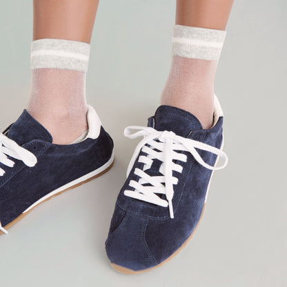 Serina Navy Suede Sneakers - Dolce Vita