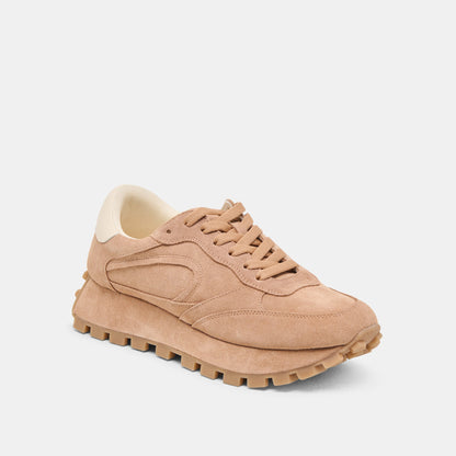 Tricia Toffee Suede Sneakers - Dolce Vita