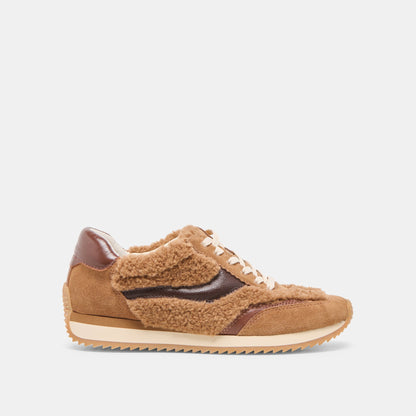 B.NTCD Plush Brown Plush Sneakers - Dolce Vita