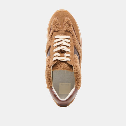 B.NTCD Plush Brown Plush Sneakers - Dolce Vita