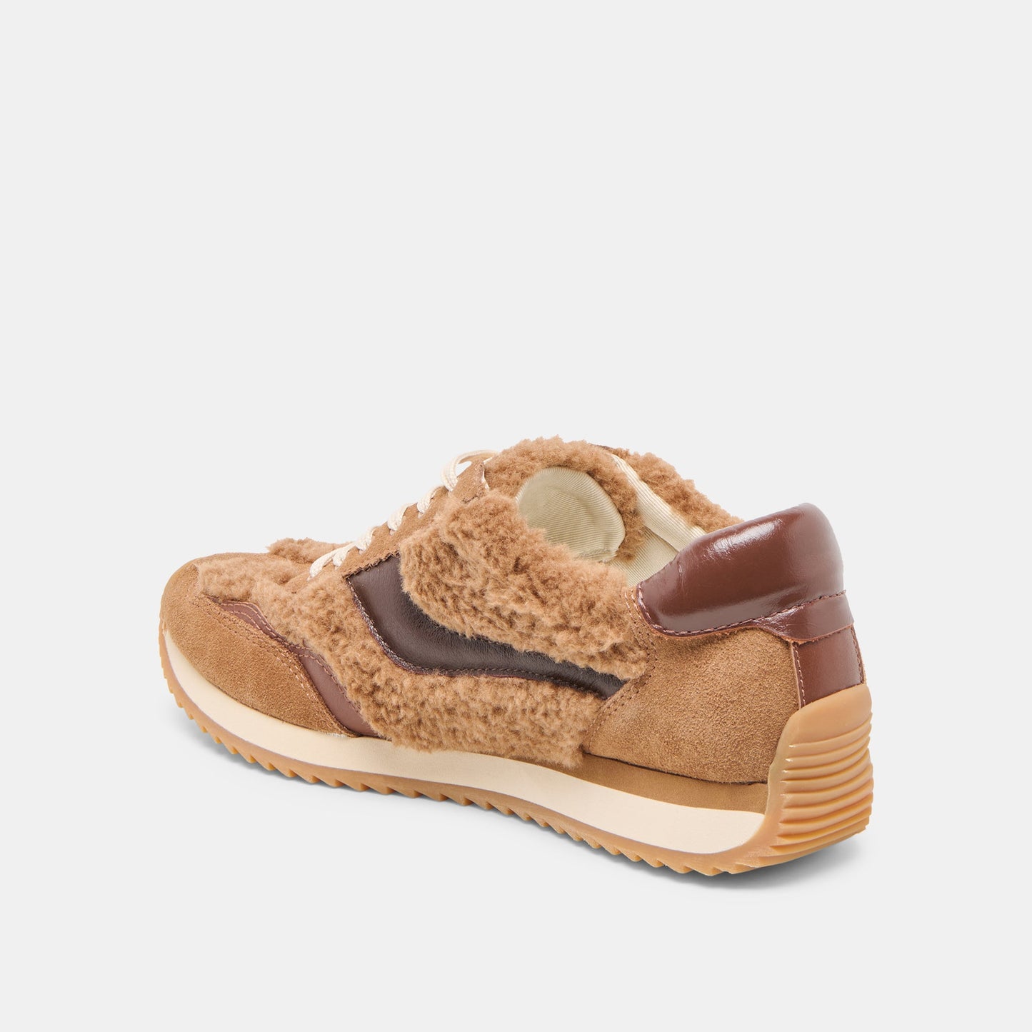 B.NTCD Plush Brown Plush Sneakers - Dolce Vita