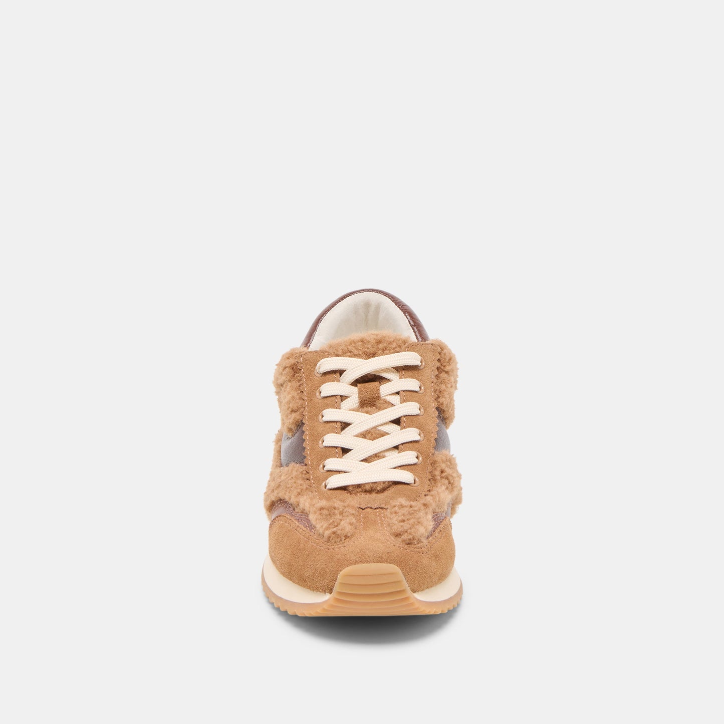 B.NTCD Plush Brown Plush Sneakers - Dolce Vita