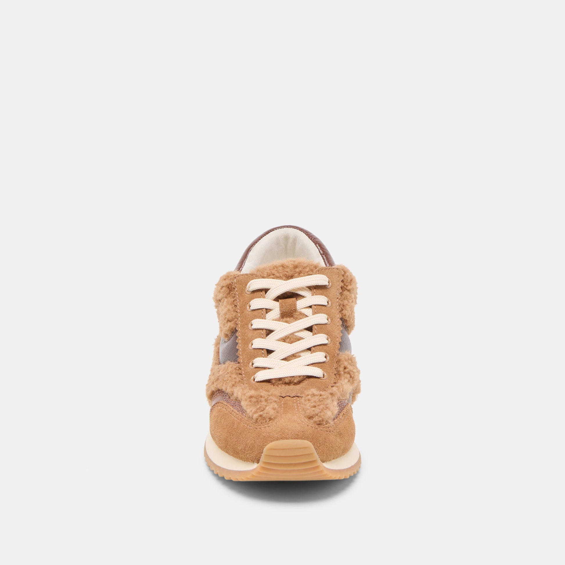 B.NTCD Plush Brown Plush Sneakers - Dolce Vita
