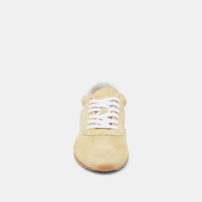 Serina Yellow Suede Sneakers - Dolce Vita