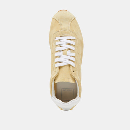 Serina Yellow Suede Sneakers - Dolce Vita