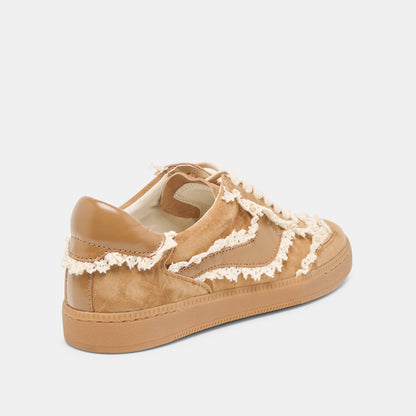 Notice Lace Lt Brown Suede Sneakers - Dolce Vita