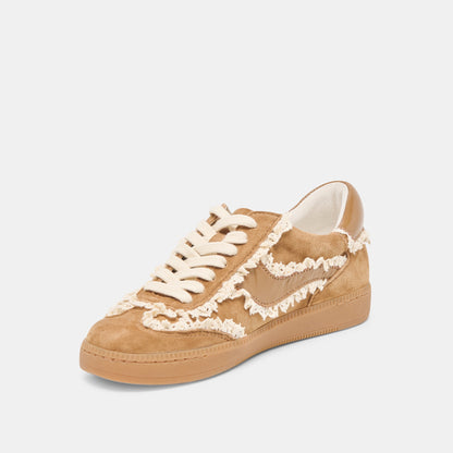 Notice Lace Lt Brown Suede Sneakers - Dolce Vita